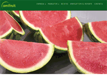 Tablet Screenshot of amifruit.com